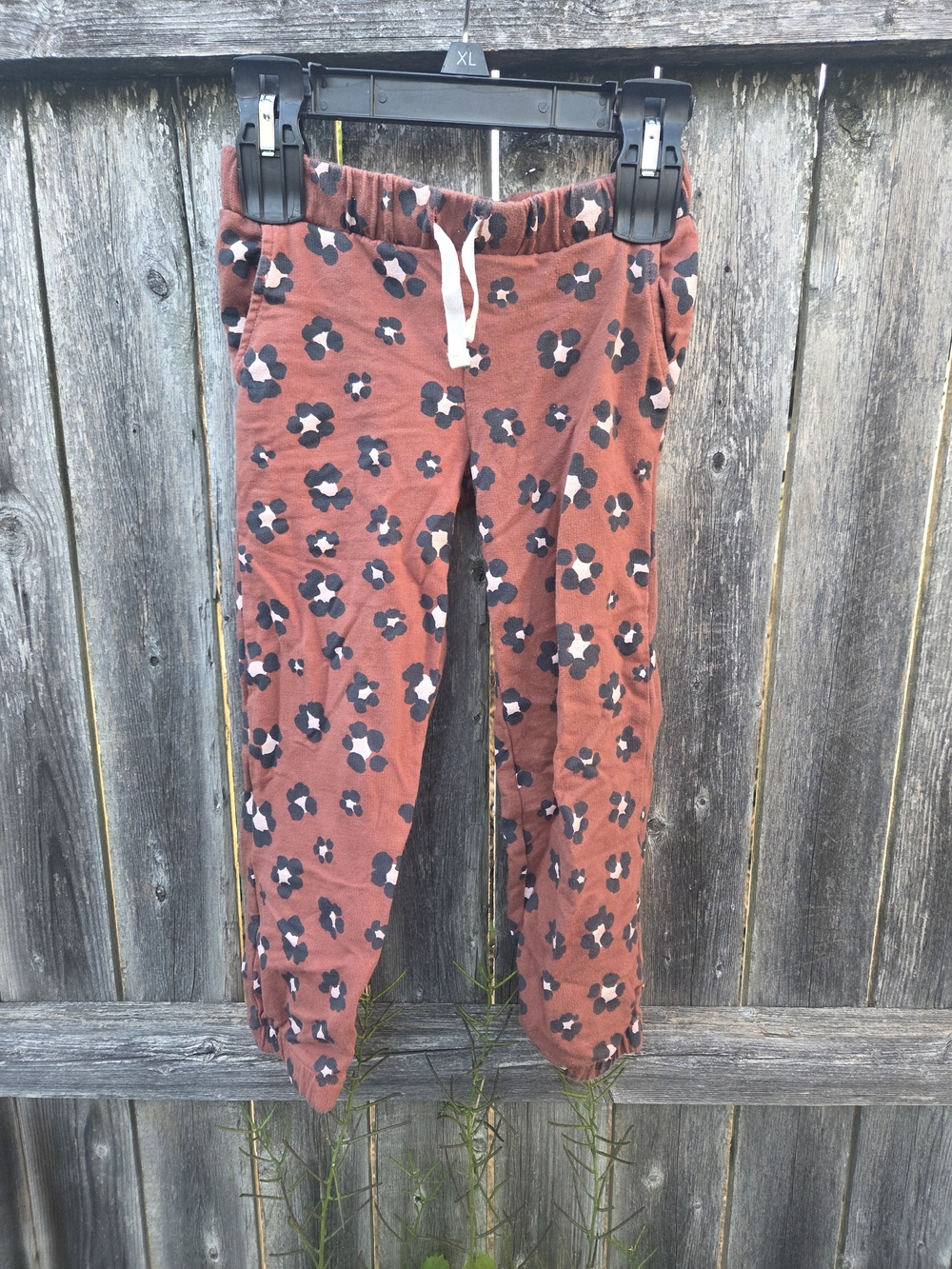 Carters Kids Rust Jogger Pants with Drawstring